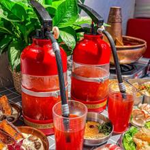 1 pièce, seau à boisson créatif, distributeur de bière, verre à eau amusant pour fête, KTV, bar et restaurant, grande capacité, extincteur en acrylique, canon à vin