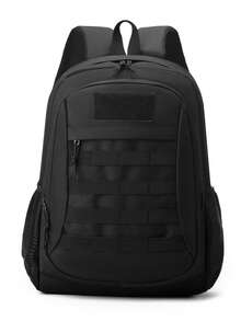 peach tree 1pc Camouflage Backpack, Men's Fashion Green Pattern, Large Capacity Zipper Closure Adjustable Strap, Suitable For Winter Travel Storage Bag Holiday - Multicolor - View 14