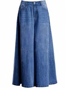 寬鬆寬腿女士褲