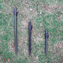 2pcs/Set Ground Insert Fishing Rod Support Aluminum Alloy Material Lightweight And Portable