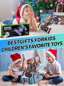 Gesture Sensing RC Stunt Car - Boys Toys Age 6-8-12, 4WD Hand Controlled Remote Control Twist Car With Light & Music, Cool Birthday Presents And Ideas Gifts For Kids Age 7 9 10 11 12 Years Old - Multicolor - View 6