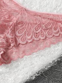 3pcs/Set Women Lace Trim Bikini Panty, Fashion Underwear Suitable For Summer - Multicolor - View 3