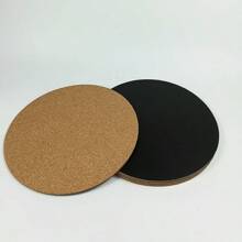 1 Stück runde weiche Kork Tischunterlage, rutschfest, wasserdichter Pflanztopf Untersetzer, multifunktionale Teetassen Matte, Kork Pad, wärmeisolierend & rutschfest