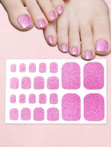 22 ملصق لأظافر الأصابع وملف أظافر واحد ، طقم ملصقات فن أظافر للأصابع بألوان الوردي والبريق والهولوغرام والعادية، مناسبة للإناث، ديكور فن الأظافر DIY