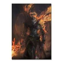 1pc/3PCS Wall Arts Posters Game Vintage Classic Game Dark Souls Posters And Prints Vinatge HD Decorative Canvas Painting Wall Art Pictures Living Room Home Decoration, Canvas Art, Frameless/ With A Frame ,Wall Art With Frame