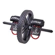 Lifeline Fitness Power Wheel For At-Home Full Body Functional Fitness Strength Including Abs & Core, Lower Body And Upper Body With Foot Straps For More Workout Options - 1 - View 1