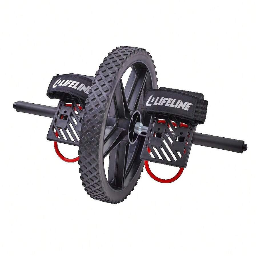 Lifeline Fitness Power Wheel For At-Home Full Body Functional Fitness Strength Including Abs & Core, Lower Body And Upper Body With Foot Straps For More Workout Options - 1 - View 1