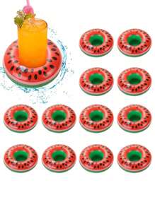 2 piezas/10 piezas Portavaso inflable, flotadores para bebida de piscina, portavasos flotantes de formas surtidas, juguetes de baño, adecuados para bodas, despedidas de soltero, fiestas en la piscina