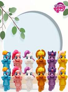 1 pieza/3 piezas/6 piezas/12 piezas Figuras decorativas aleatorias de  para escritorio, accesorios lindos y divertidos de Twilight Sparkle, Rarity, Fluttershy, Pinkie Pie, Rainbow Dash, adecuados para fiestas, vacaciones, decoración de habitaciones y escritorios