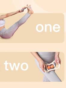 1pc Orange Pilates Stretching Back Exercise Ring - Orange - View 6