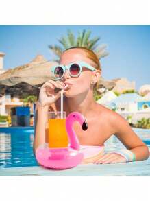 2 piezas/10 piezas Portavaso inflable, flotadores para bebida de piscina, portavasos flotantes de formas surtidas, juguetes de baño, adecuados para bodas, despedidas de soltero, fiestas en la piscina