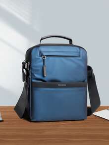 New Fashionable Simple Men's Bag Crossbody Bag High-End Large Capacity Shoulder Bag Outdoor Commuter Backpack - Multicolor - View 13