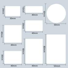 3 Rolls Of White Stickers, Size 50x80 Mm (1.97*3.15 Inches), 100 Sheets Per Roll, Compatible With M110/M221/M220/M120/M200/M110S, Suitable For Clothing Labels