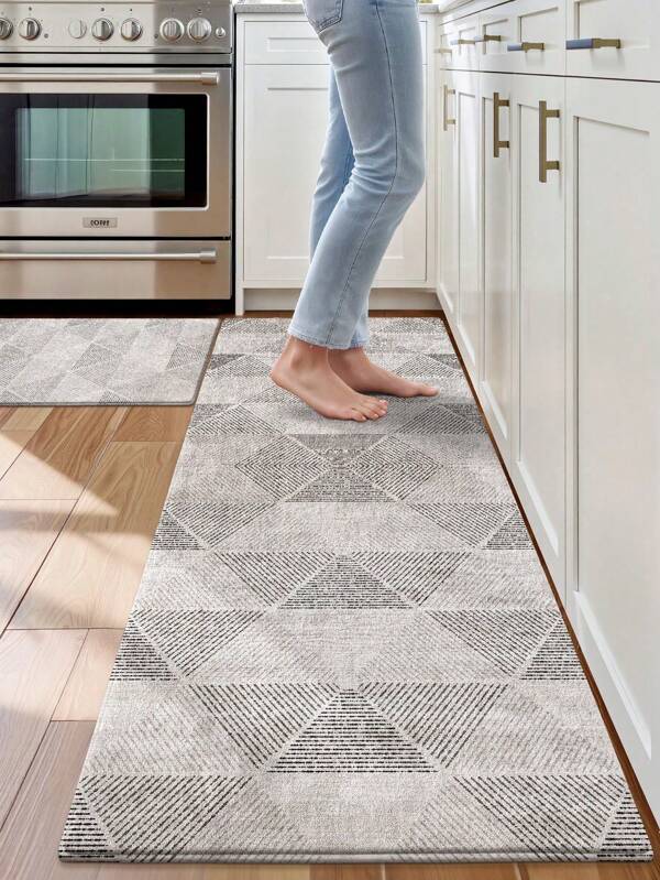 1PC-Door Mat, Non-Slip Bottom, Comfortable Floor Mat, Entrance Passage Mat Runner Rugs, Kitchen Mat, Machine Washable, Easy To Clean Carpet, Home Decoration Home Bathroom Decor Outdoor Rug Door Mat Summer Bathroom Accessories Back To School