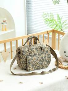 1pc Large Capacity Mommy Tote Bag, Multi-Layer Portable Bag Suitable For Mom And Kids, Super Convenient Fashion Outing Bag - Multicolor - View 11