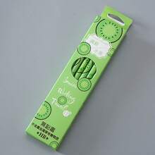 12pcs- Creative Box Fruit Pencil Cute Learning Stationery Gift Prize Drawing Pen Cartoon Student Practice Pen - Multicolor - View 5