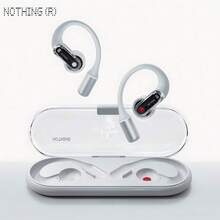 Nothing Ear (Open) Bluetooth Earbuds, Open Sound Technology, Sound Seal System, 14.2mm Dynamic Driver, AI Clear Voice, Fast Pair, Low Lag Mode, 30 Hours Of Playback, IP54, Ultra Compact, Advanced EQ