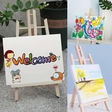 1/2 piezas Caballete de madera mini, soporte de trípode plegable portátil para principiantes, estante de exhibición de escritorio para el hogar, marco de pintura artística de sobremesa, exhibición portátil, se puede usar como soporte para iPad, soporte de exhibición de arte