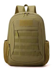 peach tree 1pc Camouflage Backpack, Men's Fashion Green Pattern, Large Capacity Zipper Closure Adjustable Strap, Suitable For Winter Travel Storage Bag Holiday - Multicolor - View 13