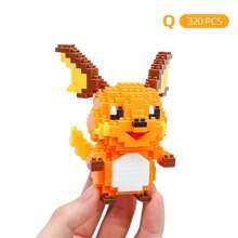 pokemon Small Particle Creative Building Blocks, Suitable For Bedroom Decor, Desktop Ornament, Planter, Birthday Gift, New Year's Gift, Gift For Women/Girlfriend, Study/Office Desk Accessory, Gift For College Students