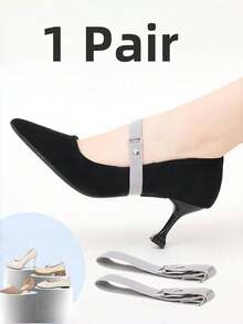 2/10 件装鞋带扣高跟鞋隐形鞋柄防滑鞋带配件 - 彩色 - 查看 12