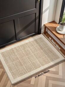 DAJIANG 1pc Thickened Velvet Non-Slip Bottom Comfortable Floor Mat, Suitable For Entryway, Hallway, Kitchen, Machine Washable, Easy To Clean, Home Decor, Entryway Decor, Bathroom & Kitchen Decor - Multicolor 1 - View 14