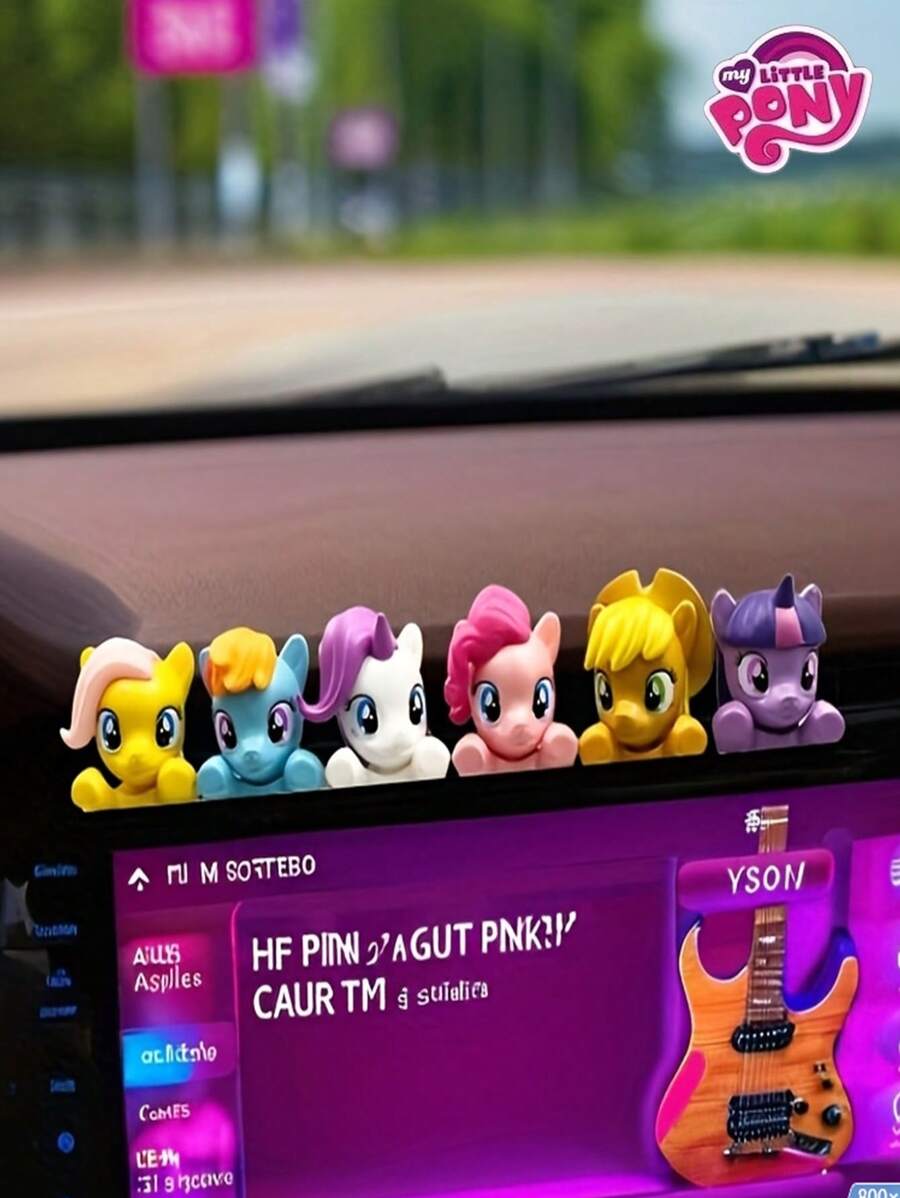 1 pieza/3 piezas/6 piezas/12 piezas Figuras decorativas aleatorias de  para escritorio, accesorios lindos y divertidos de Twilight Sparkle, Rarity, Fluttershy, Pinkie Pie, Rainbow Dash, adecuados para fiestas, vacaciones, decoración de habitaciones y escritorios