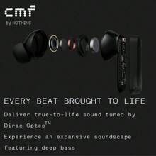 Nothing CMF By Nothing Buds Orange, Bluetooth 5.3 Earbuds, 42dB ANC, 12.4mm Driver, Dirac HD Audio, 35.5H Playtime, 4 HD Mics, Dual Device Connection, Low Lag Mode, Fast Pair, Control By Nothing X APP, For IOS & Android