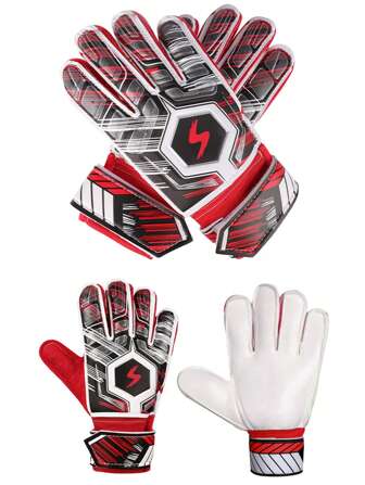 1 paire de gants de gardien de but de football, gants de gardien de but en latex antidérapants et absorbant les chocs, convenant aux adolescents et aux adultes