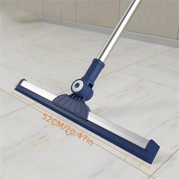 20.5" Silicone Squeegee - Multi-Surface Scraper For Easy Cleaning Of Floors, Windows, Etc. - Pet Hair Remover Suitable For Smooth Surfaces And Carpets
