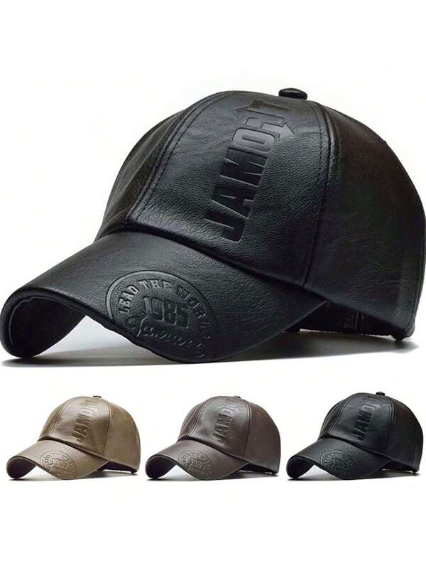 1 pièce Casquette de baseball casual ajustable avec imprimé lettre, unisexe. Chapeau de sport simple et résistant au vent, adapté pour le port quotidien, la randonnée, les vacances et les promenades