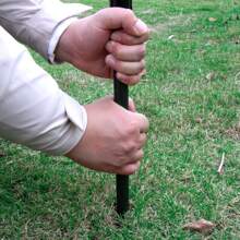 2pcs/Set Ground Insert Fishing Rod Support Aluminum Alloy Material Lightweight And Portable