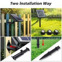 Solar Teichleuchten Unterwasser, 3-in-1 RGB farbwechselnde Unterwasser-Teichleuchten, wasserdichte LED Landschaftsbeleuchtung für Fischteich Garten Hof Pool Wasserfall Dekoration (RGB)