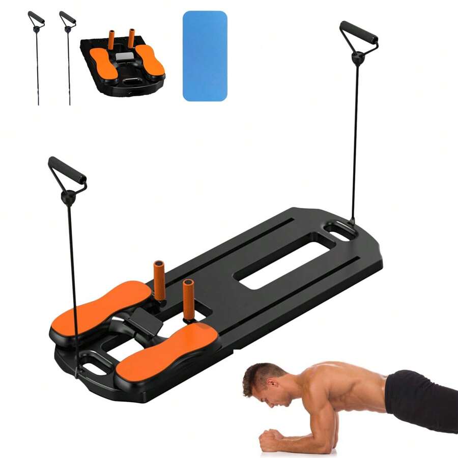 Agilithor Agilithor Fold-N-Go Pilates System - A03 All-In-One Portable Reformer Board For High-Intensity Home Training