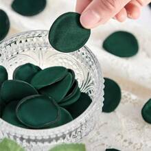 100 Stücke Rosenseidenblätter, Blumenblätter für Hochzeiten, Verlobungen, grüne und goldene Blütenblätter, Blütenblätter für Blumenmädchen, für Weihnachten, Hochzeitsgang, Blumenmädchen-Körbe, Bridal-Shower Tischdekoration (3 Farbmischungen)