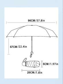 1 pezzo Ombrello multifunzione per protezione solare e dalla pioggia, adatto per ombreggiare all'aperto, viaggi ed estate, offre protezione solare e UV, un regalo perfetto per amici e familiari, rinfrescante per l estate, spiaggia, viaggio