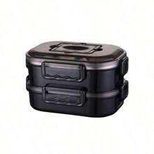 Double Layer Leakproof Portable Lunch Box Stainless Steel For Kid Student Office Picnic Bento Box Insulated Food Container