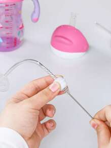 Set de 9 piezas de kit de limpieza con cepillos de 3 tamaños: limpiadores de tuberías extra largos para termos, tazas con boquilla, botellas de agua y tubos, herramientas de limpieza reutilizables de gran