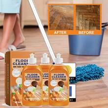 3pcs 100ml * 3 Floor Cleaner, Stain Remover, Descaling, Brightening Ceramic Tile Cleaner, Wooden Floor Cleaning And Polishing