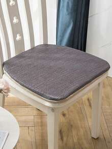 Cojín de asiento con forma de herradura de estilo sencillo y moderno para el hogar, sala de estar, comedor, silla no deslizante, alfombrilla acolchada universal para taburete, decoración del hogar, decoración de oficina, cojín de silla