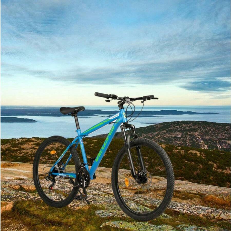 Bicicleta de montaña de 27,5 pulgadas para hombres, mujeres, niñas y niños, desviador trasero Shimano TZ de 21 velocidades, desviador, cuadro de alta calidad, bicicleta juvenil, bicicleta MTB rígida