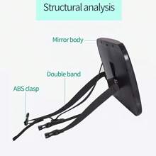 Baby Car Mirror For Back Seat Adjustable Detachable Wide View Child Safety