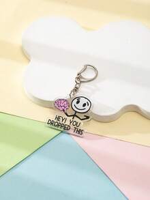 1 件亚克力可爱搞笑鄙视幽默线条图单手蔑视/双手鄙视/擦去眼泪/讨厌所有人/脑子掉下来卡通主题钥匙扣吊坠背包装饰/包包配件/书包配件/钱包吊坠/朋友的礼物汽车配件包饰哥特 Y2k - 彩色 - 查看 14