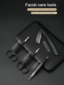 指甲钳套装高精度不锈钢指甲刀修脚套装指甲锉锋利指甲剪和指甲钳修甲套装手指甲和脚趾甲带便携时尚盒