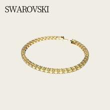 Swarovski MATRIX手鍊女士手鍊金色中號5648933 - 金色 - 查看 4