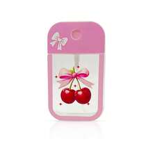1 件粉色蝴蝶结樱桃旅行喷雾瓶，保湿喷雾瓶，便携式旅行喷雾瓶配件适用于酒精和化妆品
