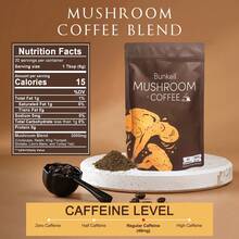 Mushroom Coffee Powder, Supports Energy & Focus, Less Caffeine For Sleep - 1 瓶 - 查看 2