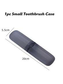 3/2/1pc Travel Wash Cup, Portable Toothbrush Tooth Cup, Travel Toothbrush Storage Kit For Home And Outdoor Use,Tooth Set Storage Box Travel Supplies Mouth Wash Cup, Artifact Toothbrush Kit With Travel Size Mouthwash Cup, And Transparent Storage Box Travel Necessity DIY Stickers,Suitable For Student Dormitory, Business Trip, Hotel Or Outdoor Travel. Travel Essentials Travel Accessories Vacation Summer Holiday Back To School