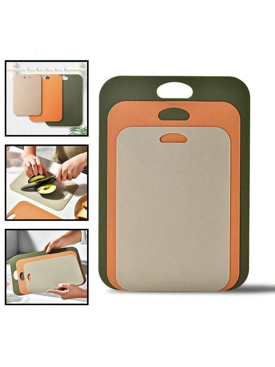 مجموعة 3 قطع لوح تقطيع الفواكه والخضروات, ألواح تق...