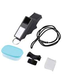 1pc Football /Referee Whistle, High Decibel Sports Whistle For Basketball Game, Outdoor Survival Plastic Whistle